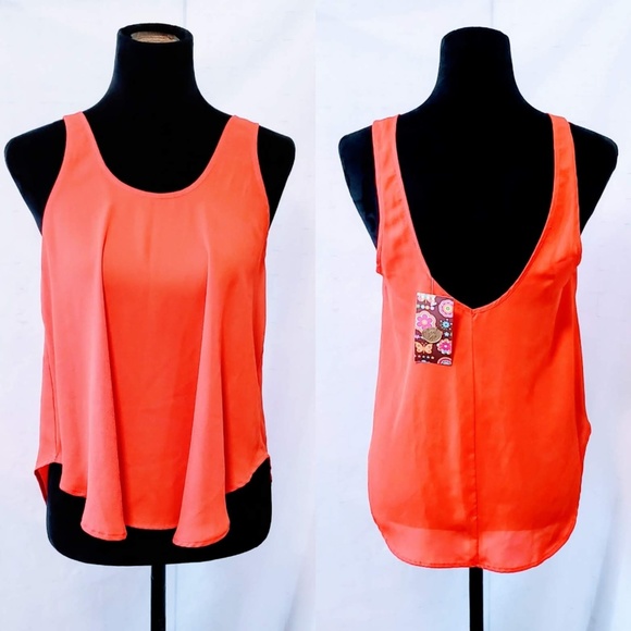 Lush Tops - 💲BOGO💲Lush Hot Coral sleeveless Top💞🦄